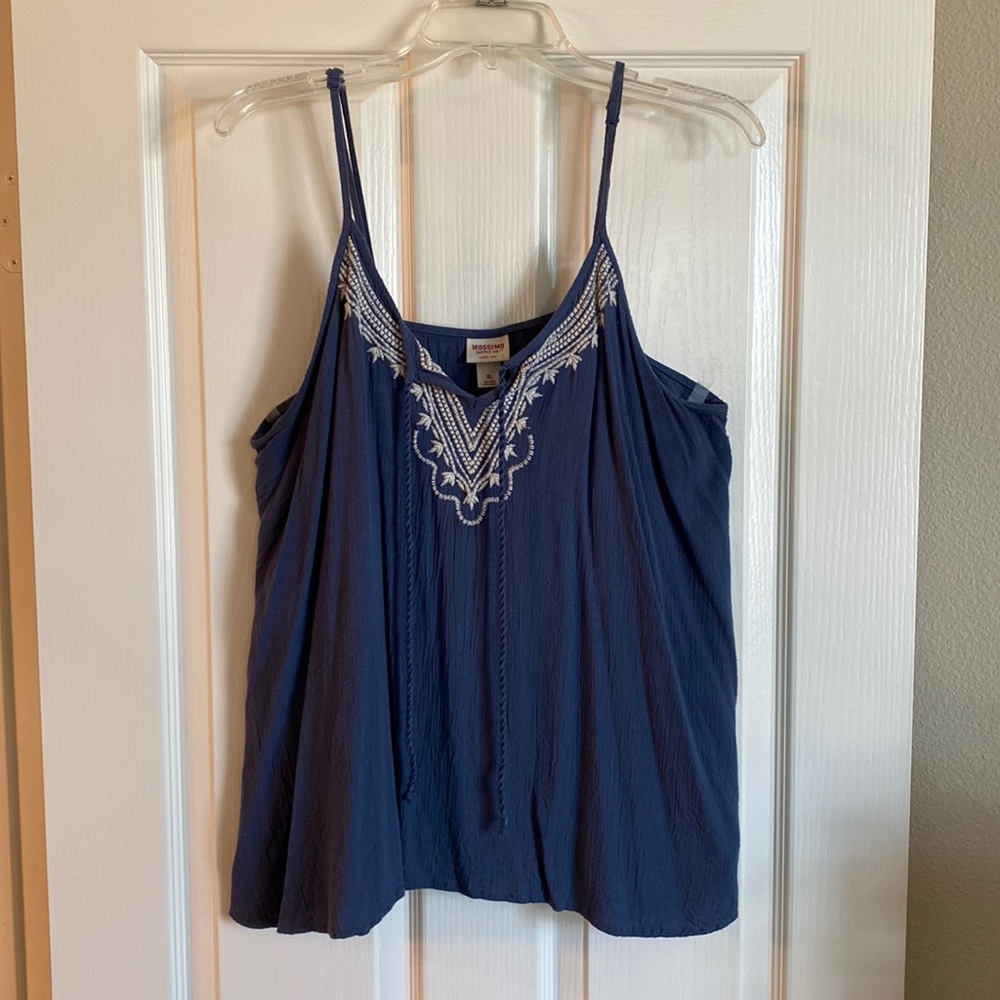 Blue tank top